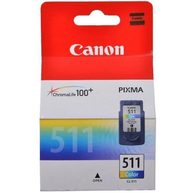 Canon CL-511 Colour Printer Ink Cartridge Original 2972B007 Single-pack