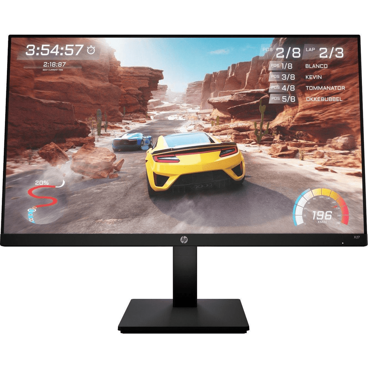 HP X27 27-inch 1920 x 1080p FHD 16:9 165hz 1ms AMD FreeSync IPS Gaming Monitor 2V6B4AS