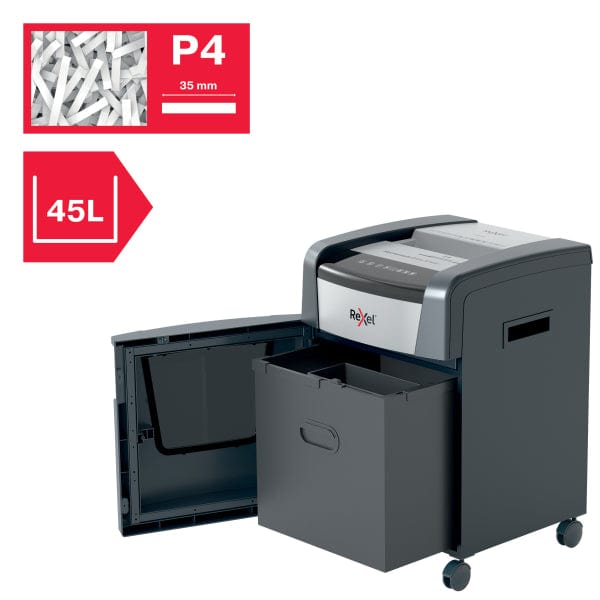 Rexel Momentum Extra XP418+ Jam Free Cross Cut Paper P4 Shredder 301062