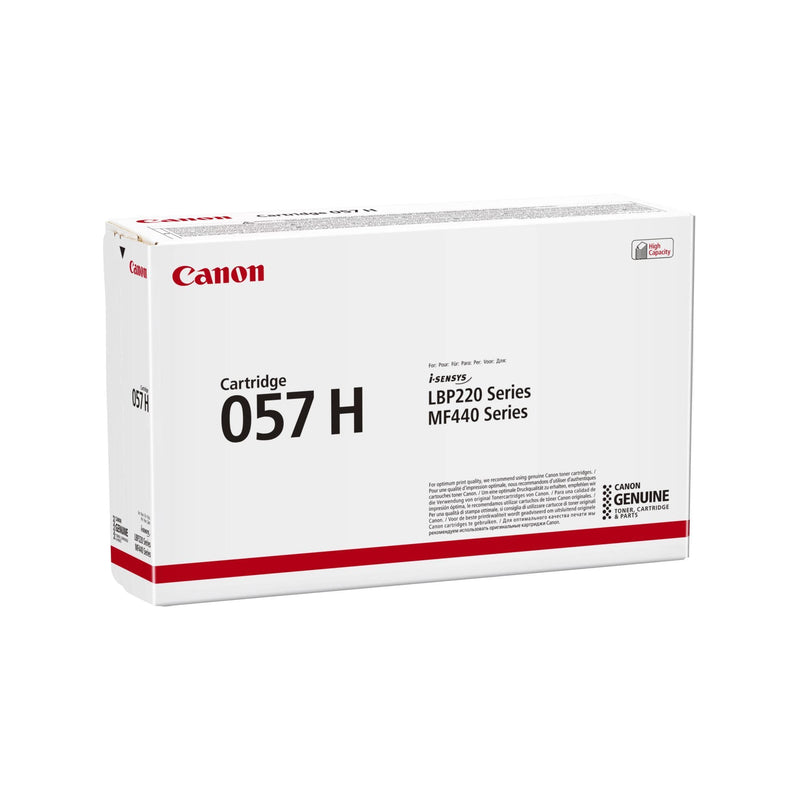 Canon I-SENSYS 057H Black Toner Cartridge 10,000 Pages Original 3010C002 Single-pack