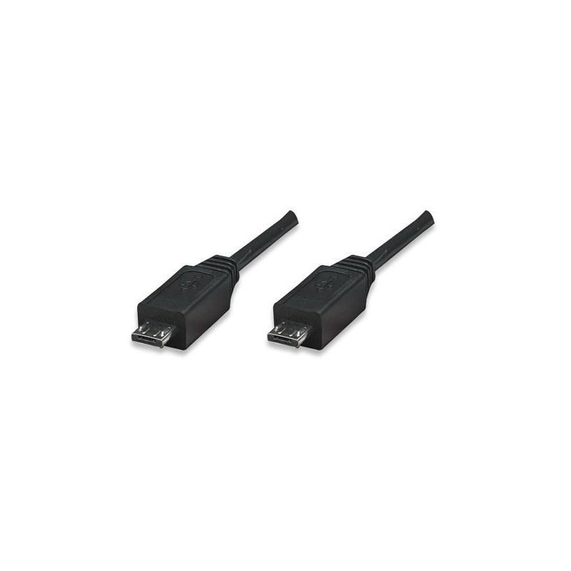 Manhattan 307451 1m Micro USB A to Micro USB A Cable
