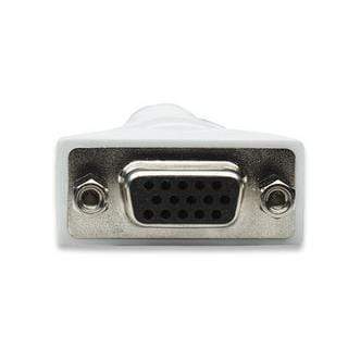 Manhattan 20cm Video Cable Adapter VGA D-Sub White 308489