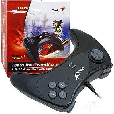 Genius MaxFire Grandias Gamepad PC USB 2.0 Black and Gray 31610064100