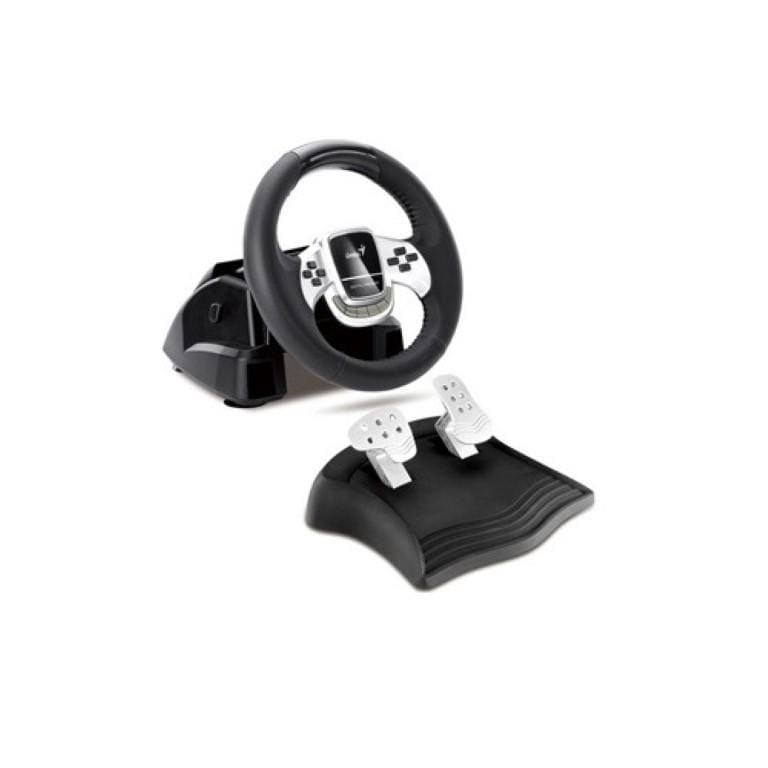 Genius TwinWheel FXE Steering Wheel and Pedals PC PS3 USB 2.0 Black 31620021100