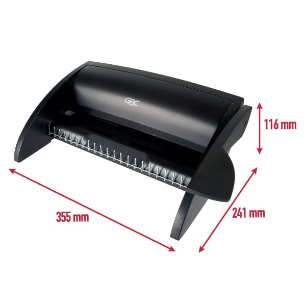 GBC CombBind C100 Binding Machine with 160-sheet Binding and 9-sheet Punch Capacity 320019