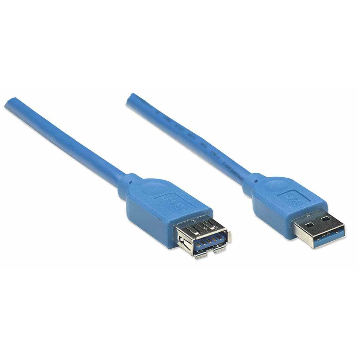 Manhattan 3m Superspeed USB Extension Cable 322447