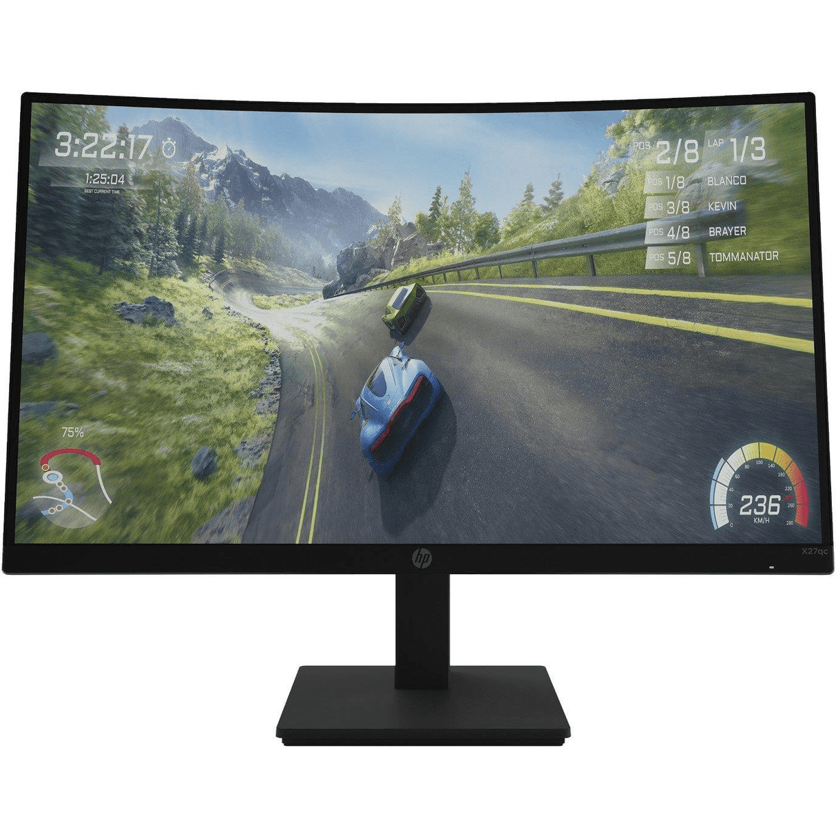HP X27c 27-inch 1920 x 1080p FHD 16:9 165hz 1ms AMD FreeSync VA Curved Gaming Monitor 32G13AS