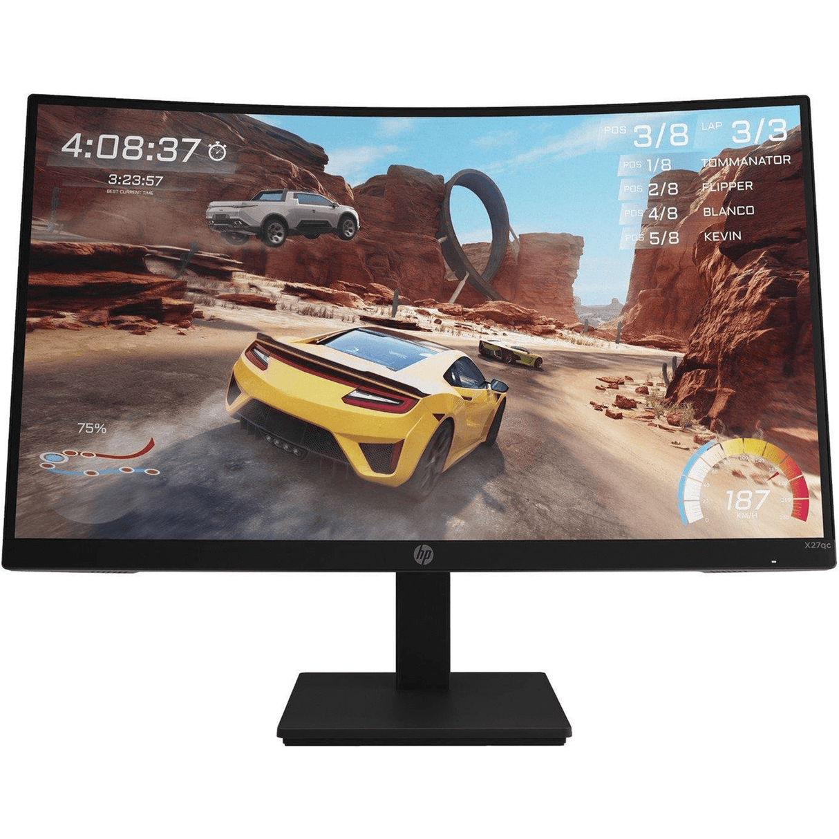 HP X27qc 27-inch 2560 x 1440p QHD 16:9 165hz 1ms AMD FreeSync VA Curved Gaming Monitor 32H02AS