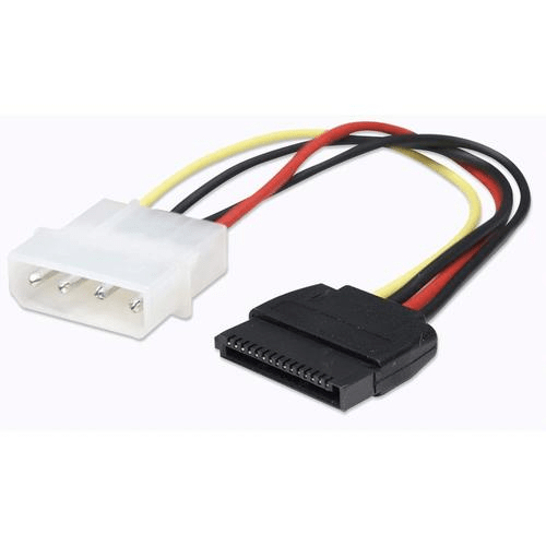 Manhattan SATA Power 4 Pin to 15 Pin Cable 342766