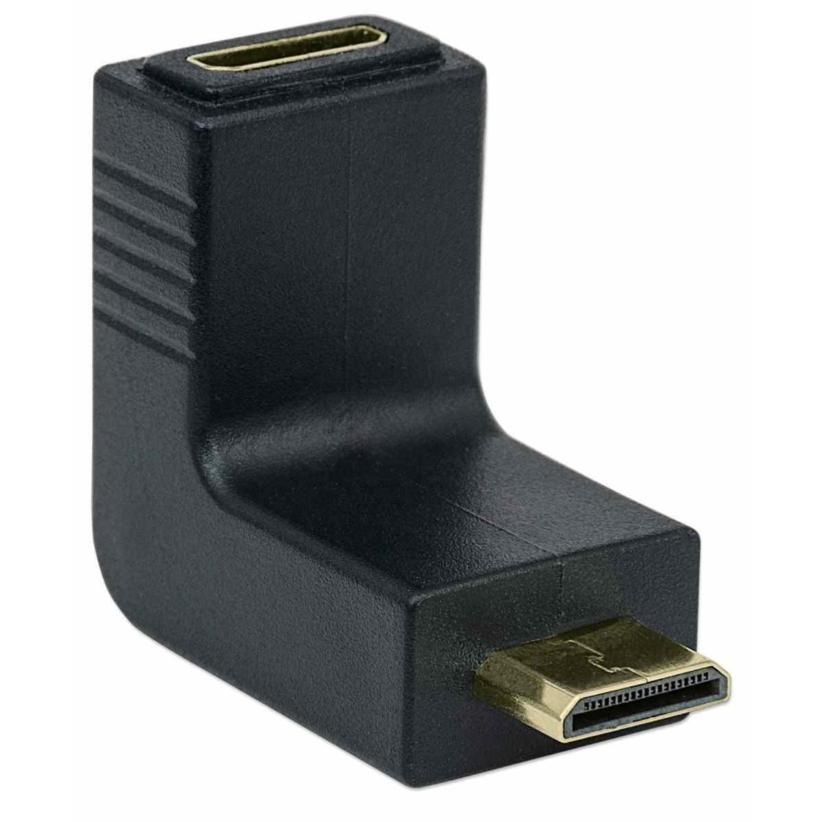 Manhattan HDMI Mini C Female to Mini C Male upward 90° Angle Adapter 353458