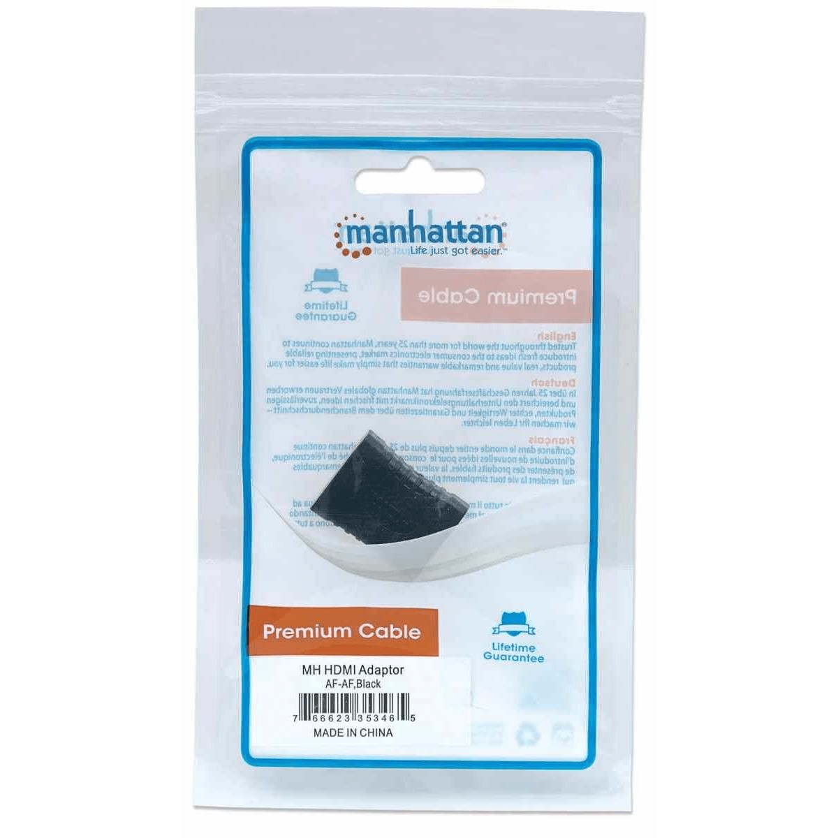 Manhattan HDMI A Female to A Female Straight Connection Coupler 353465