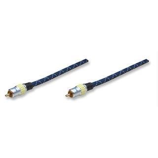 Manhattan 1.5m Cable RCA Composite Video Cable Blue 361231