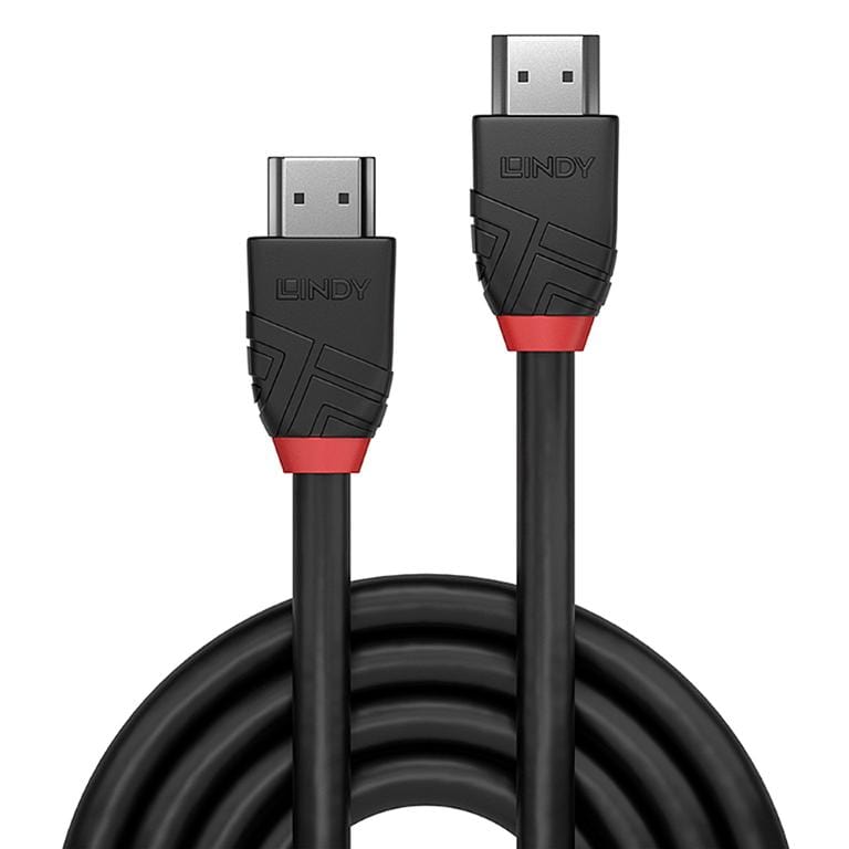 Lindy 1m High Speed HDMI Cable Black Line 36471