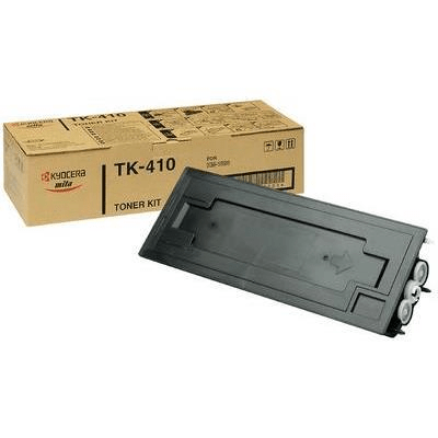 Kyocera TK-410 Black Toner Kit Cartridge 15,000 Pages Original 370AM010 Single-pack