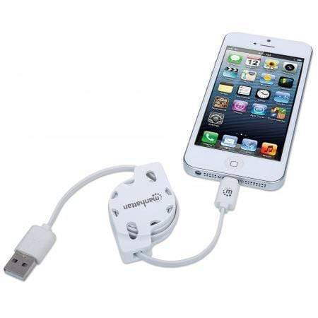 Manhattan 1m USB 2.0-A/Lightning White 394246