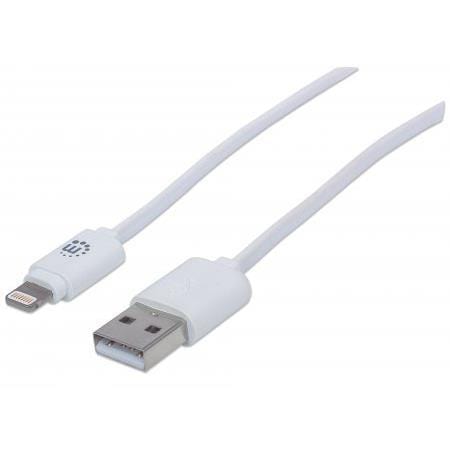 Manhattan 1m USB 2.0-A/Lightning White 394246