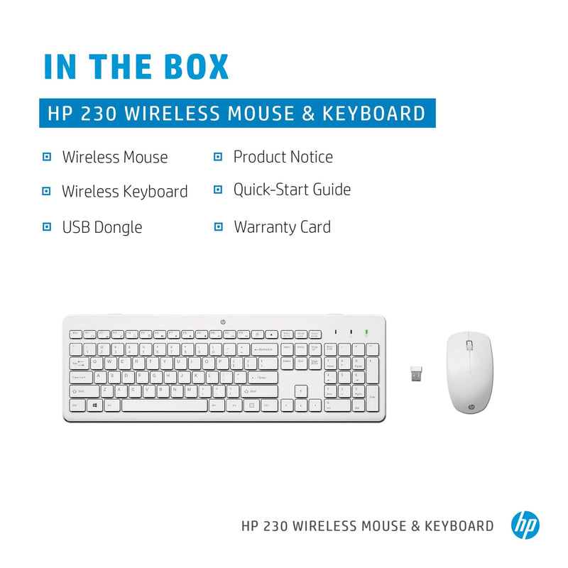 HP 230 Wireless Mouse and Keyboard Combo 3L1F0AA