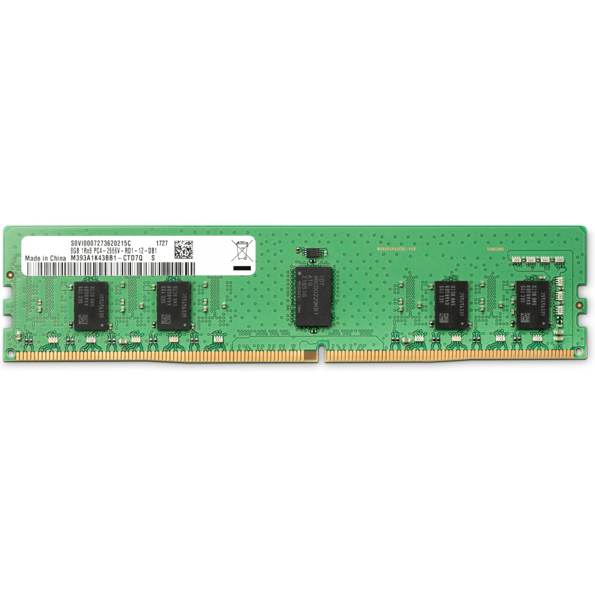 HP 8GB DDR4 2666MHz Memory Module 1 x 8 GB 3PL81AA