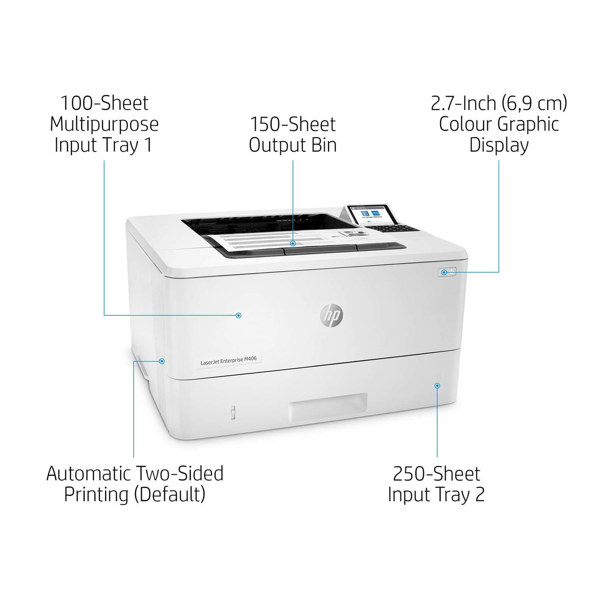 HP LaserJet Enterprise M406dn 1200 x 1200 DPI A4