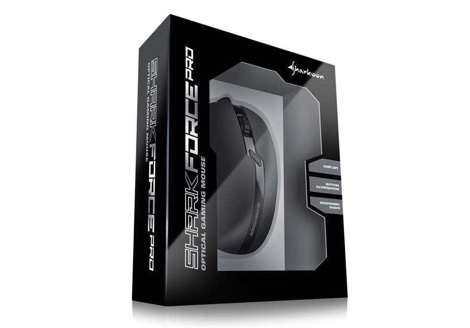 Sharkoon SHARK FORCE PRO Mouse USB Type-A Optical 3200dpi Ambidextrous