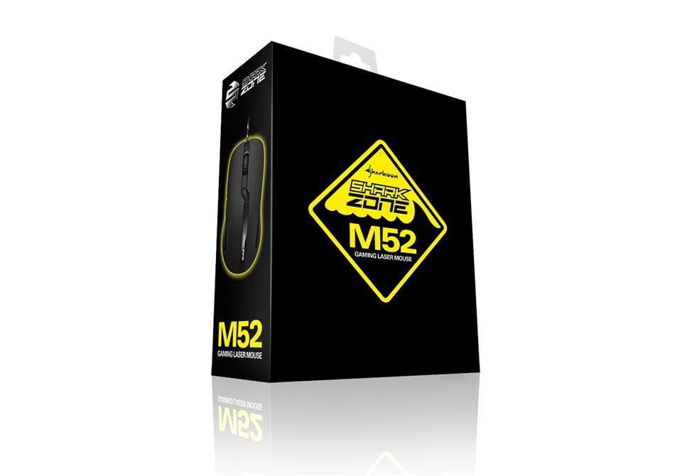 Sharkoon Shark Zone M52 Mouse USB Type-A Laser 8200dpi Right-hand
