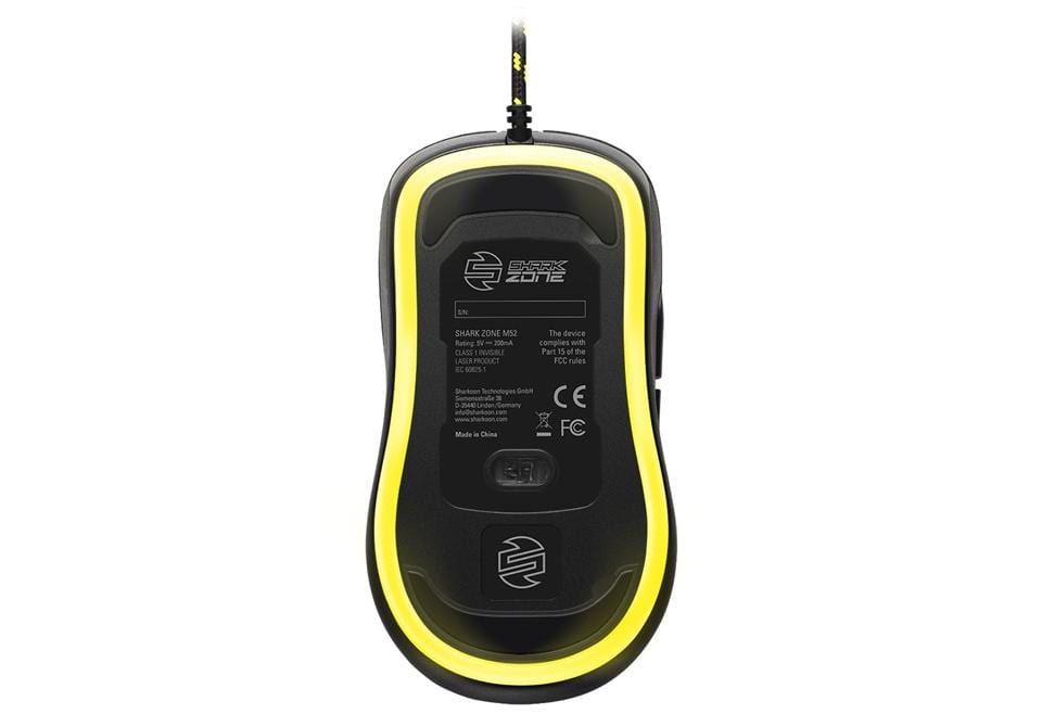 Sharkoon Shark Zone M52 Mouse USB Type-A Laser 8200dpi Right-hand