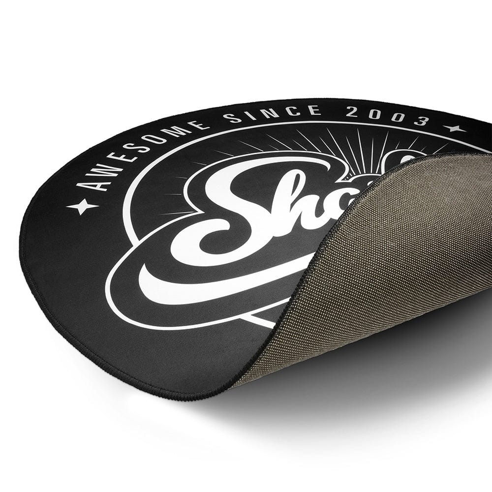 Sharkoon Black and White 120cm Round Floor Mat 4044951027606