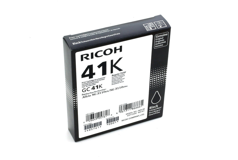 Ricoh 405761 Photo Black Standard Yield Printer Ink Cartridge Original Single-pack
