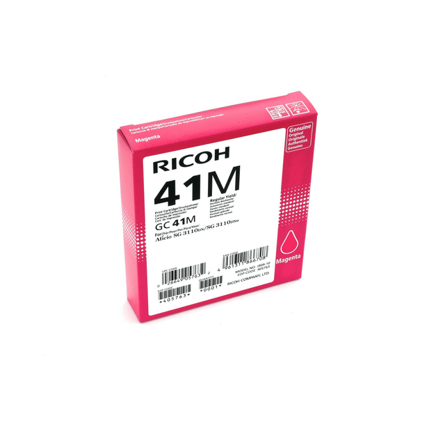 Ricoh 405763 Magenta Standard Yield Printer Ink Cartridge Original Single-pack