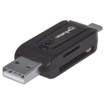 Manhattan Card Reader USB/Micro-USB Black 406215
