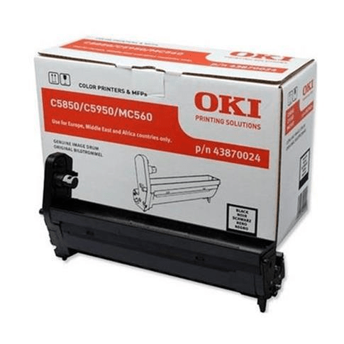 OKI Black Image Drum for C5850 5950 Printer Original 43870024