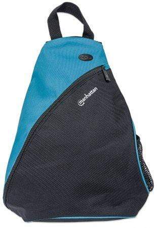 Manhattan Dashpack Notebook Case 12-inch Sling Case Black and Blue