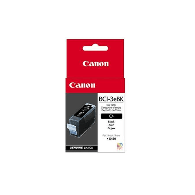 Canon BCI-3EBK Black Printer Ink Cartridge Original 4479A002 Single-pack