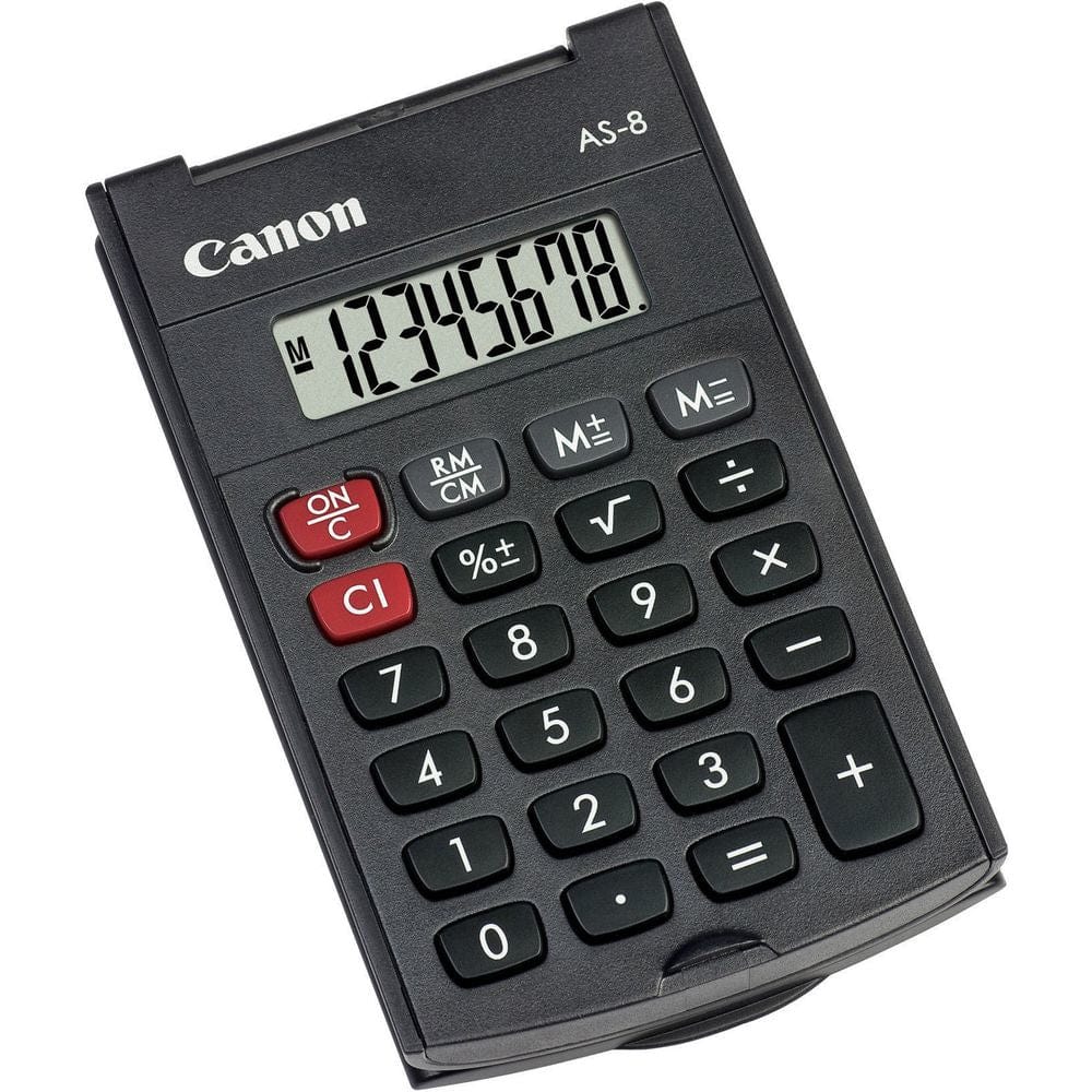 Canon AS-8 Pocket Calculator Grey 4598B001