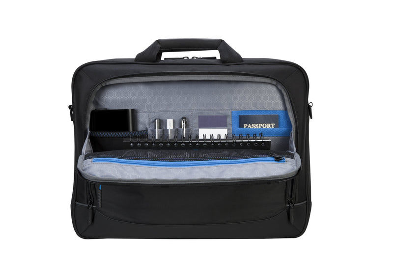 Dell J635V Notebook Case 14-inch Messenger Case Black and Blue 460-BCBF