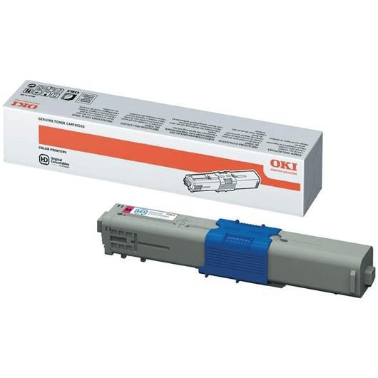 OKI 46490406 Magenta Toner Cartridge 1,500 Pages Original Single-pack