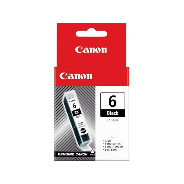 Canon BCI-6 Black Printer Ink Cartridge Original 4705A002 Single-pack