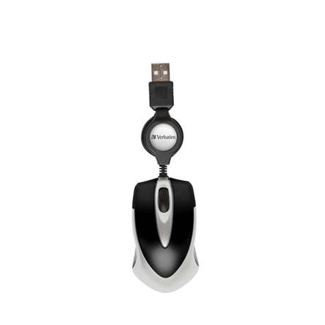 Verbatim Go Mini Optical Travel Mouse - Black
