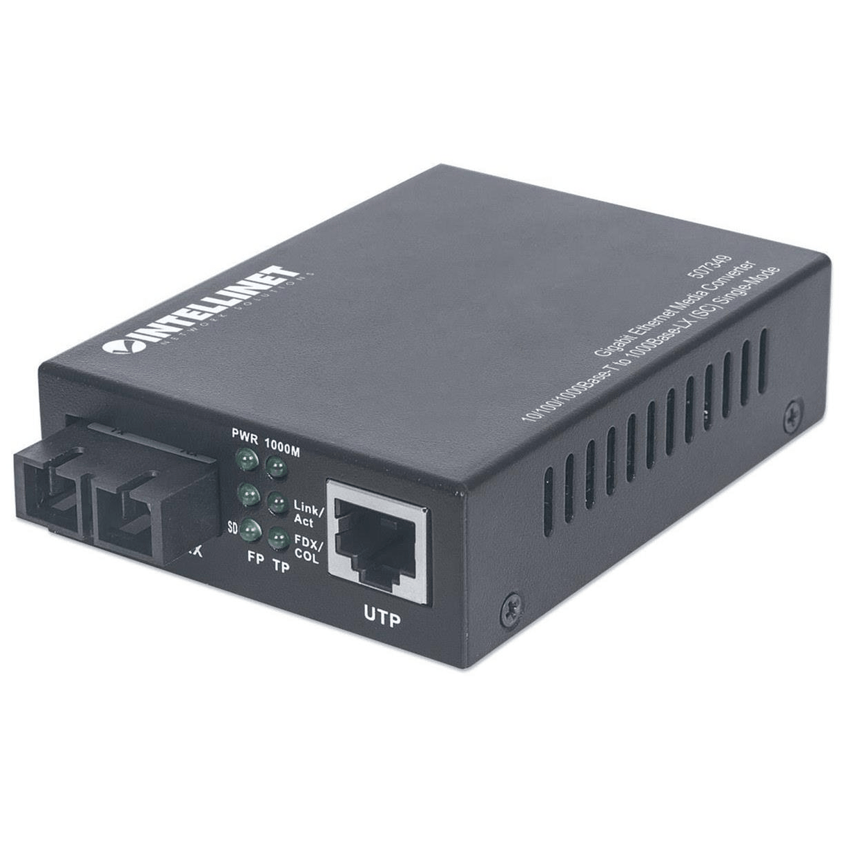 Intellinet 507349 Gigabit Ethernet Single Mode Media Converter