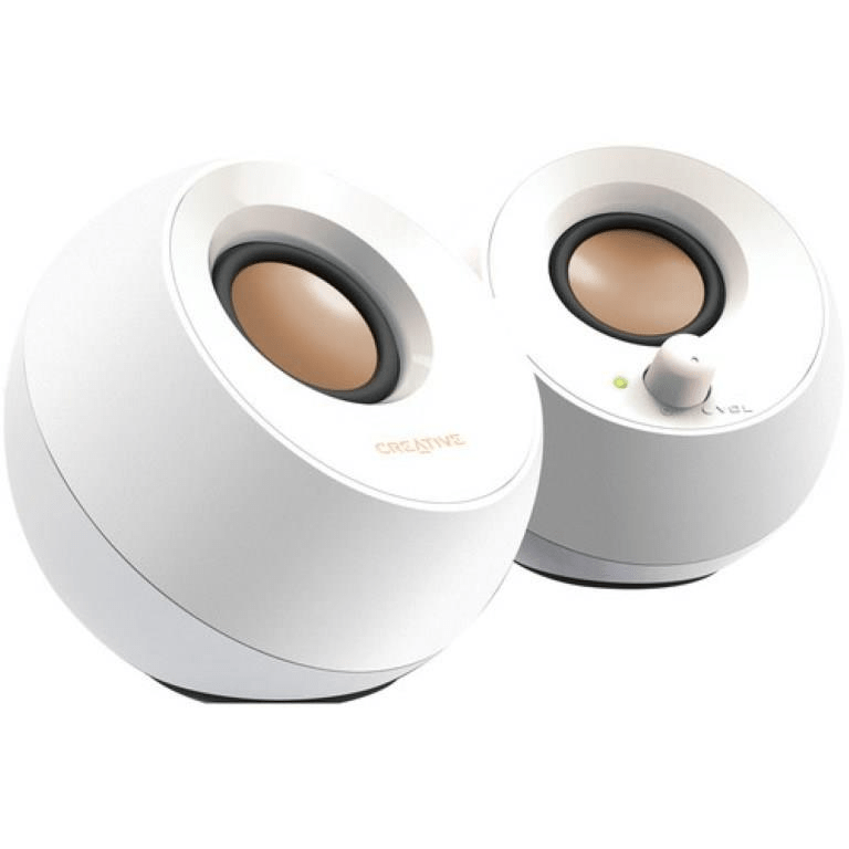 Creative Labs 2.0 USB-Powered Desktop Speakers White 51MF1680AA001