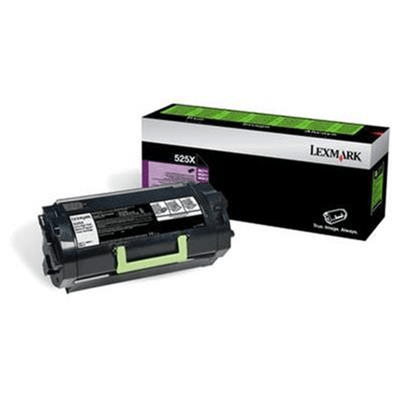 Lexmark 52D5X00 Black Toner Cartridge 45,000 Pages Original Single-pack