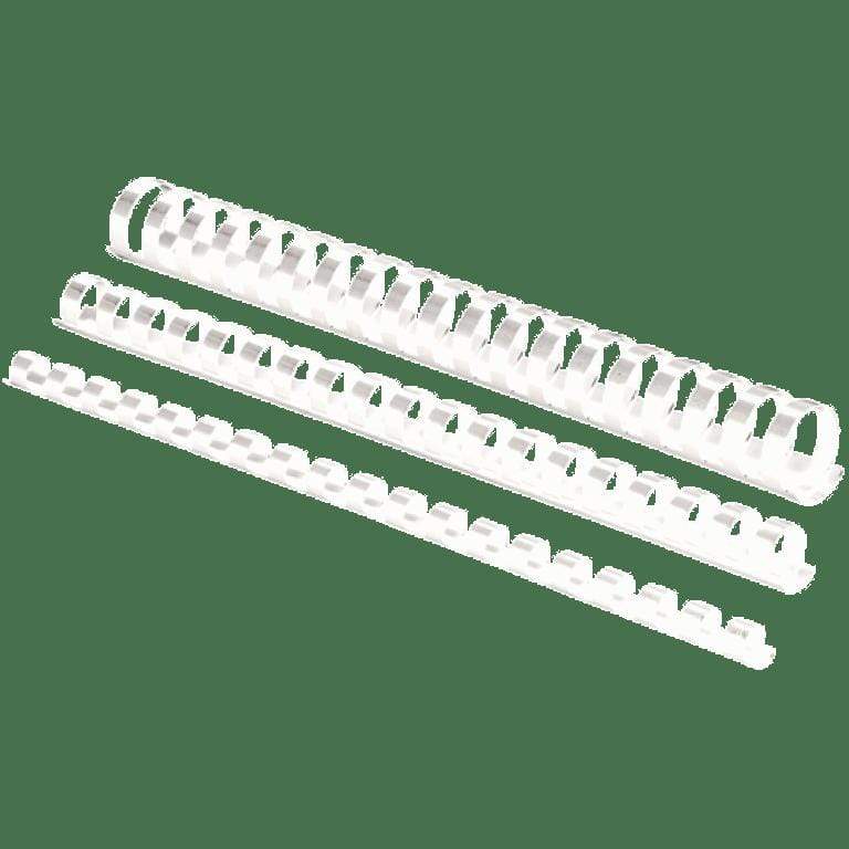 Fellowes 6mm Plastic Binding Combs White 5345005
