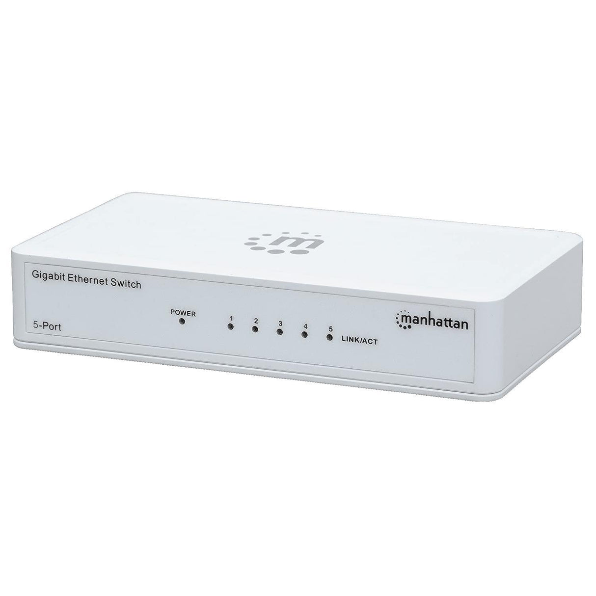 Manhattan 5-port Gigabit Ethernet Switch Desktop Size Plastic IEEE 802.3az 560696
