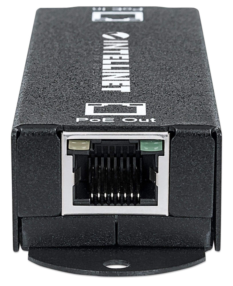 Intellinet Gigabit High-Power PoE+ Extender Repeater, IEEE 802.3at/af Power Over Ethernet (PoE+/PoE), Metal