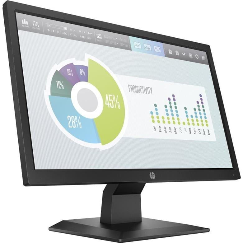 HP P204v 19.5-inch 1600 X 900p HD 16:9 60Hz 5ms TN LCD Monitor 5RD66AS
