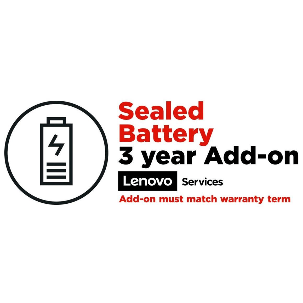 Lenovo 3-year Sealed Battery Add-On Warranty 5WS0T25854