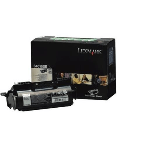 Lexmark T64x Black Toner Cartridge 6,000 Pages Original 64016SE Single-pack