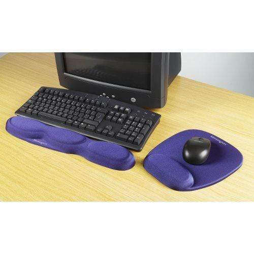 Kensington Foam Mousepad with Integral Wrist Rest Blue