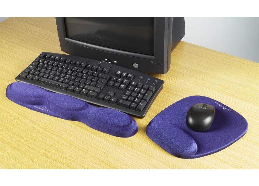Kensington Foam Mousepad with Integral Wrist Rest Blue