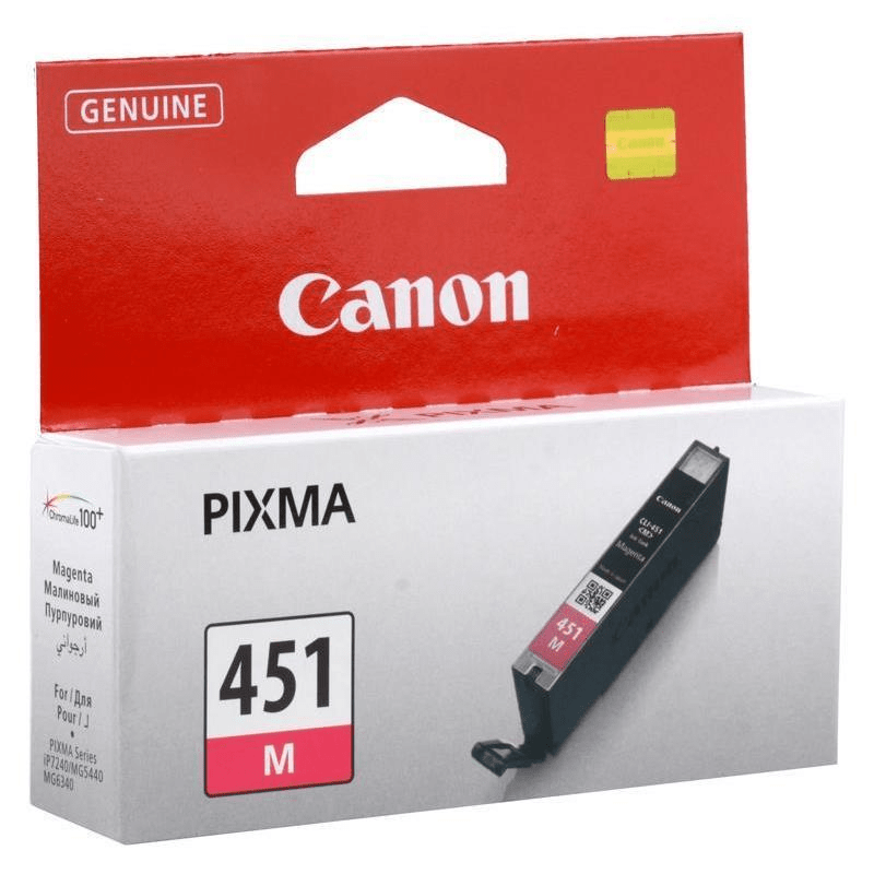 Canon CLI-451M Magenta Printer Ink Cartridge Original 6525B001 Single-pack